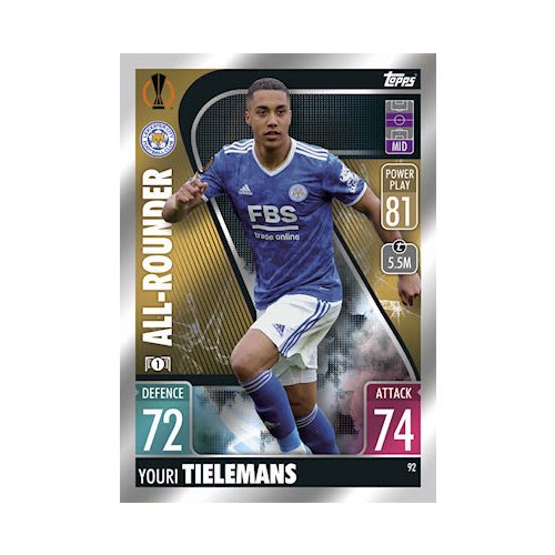 92. Youri Tielemans - All-Rounder