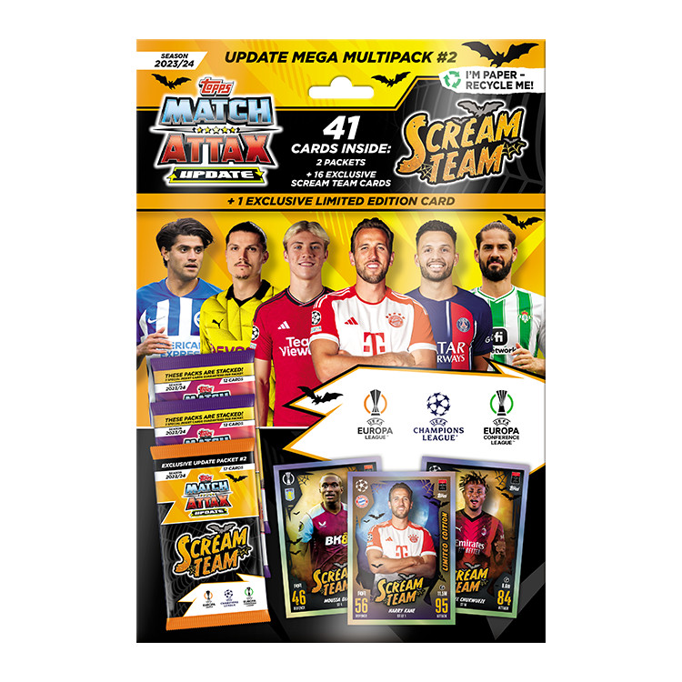 Topps Match Attax 2023/2024 Update Mega Multipack Scream T