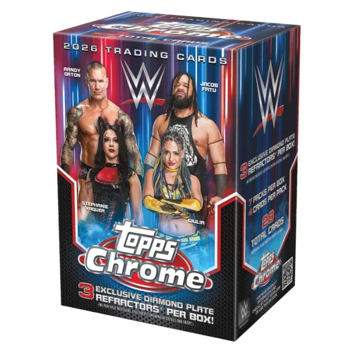 Topps Chrome WWE 2026 - Blaster Doboz